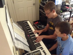 Original Music Scores using Digital Piano with MIDI connections